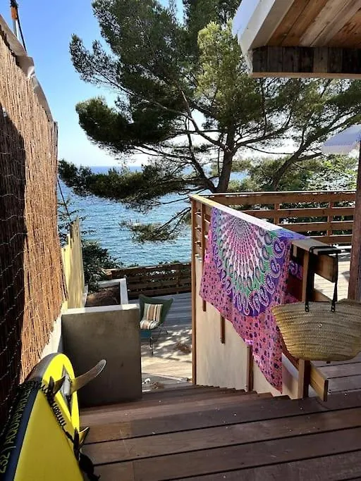 Cabanon Moderne, Les Pieds Dans L'Eau, 2 Chambres Le Pradet